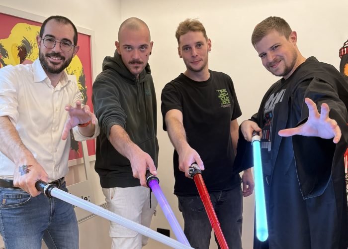 Ragazzi di Azzurro Digitale travestiti da Star Wars